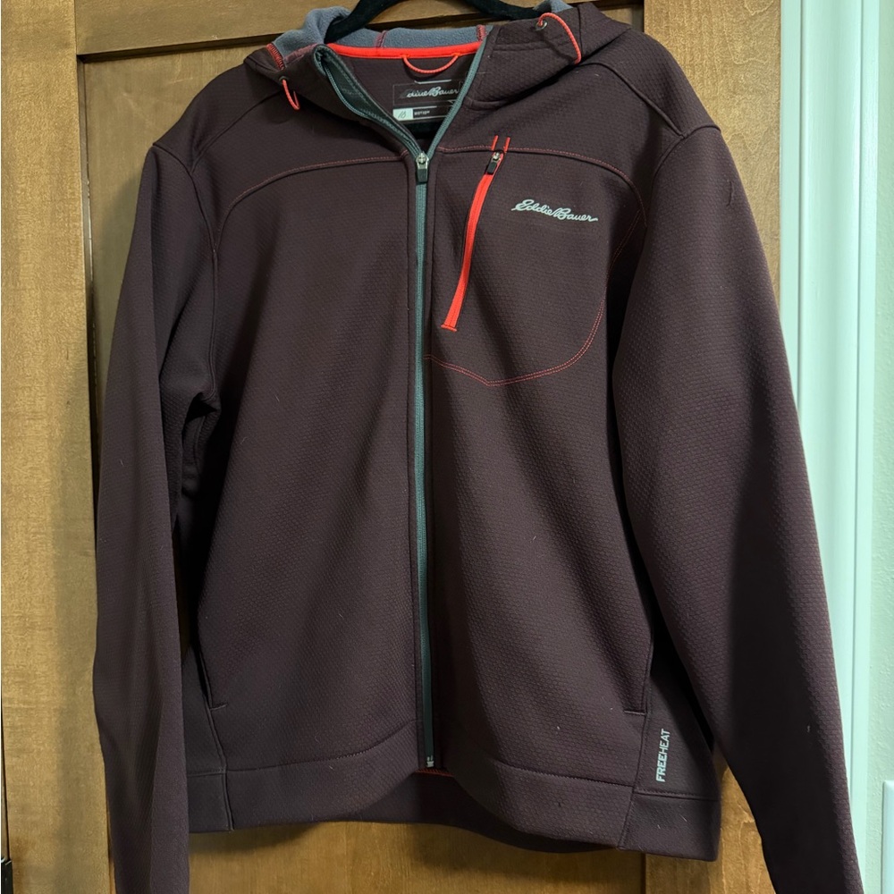 Eddie Bauer Men's Burgundy Performance Jacket